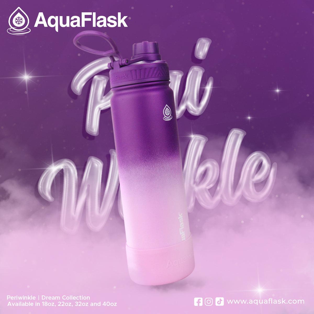 AquaFlask 22oz Dream Collection Wide Mouth with Spout Lid Vacuum Insulated Stainless Steel Drinking Water - Astrid & Rose