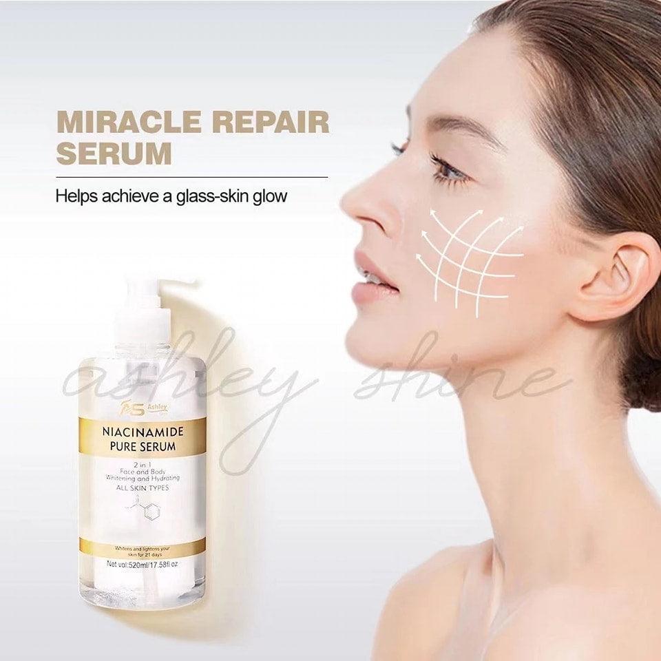 Ashley Shine Niacinamide Pure Serum 2 in 1 Face & Body 520ml - Astrid & Rose