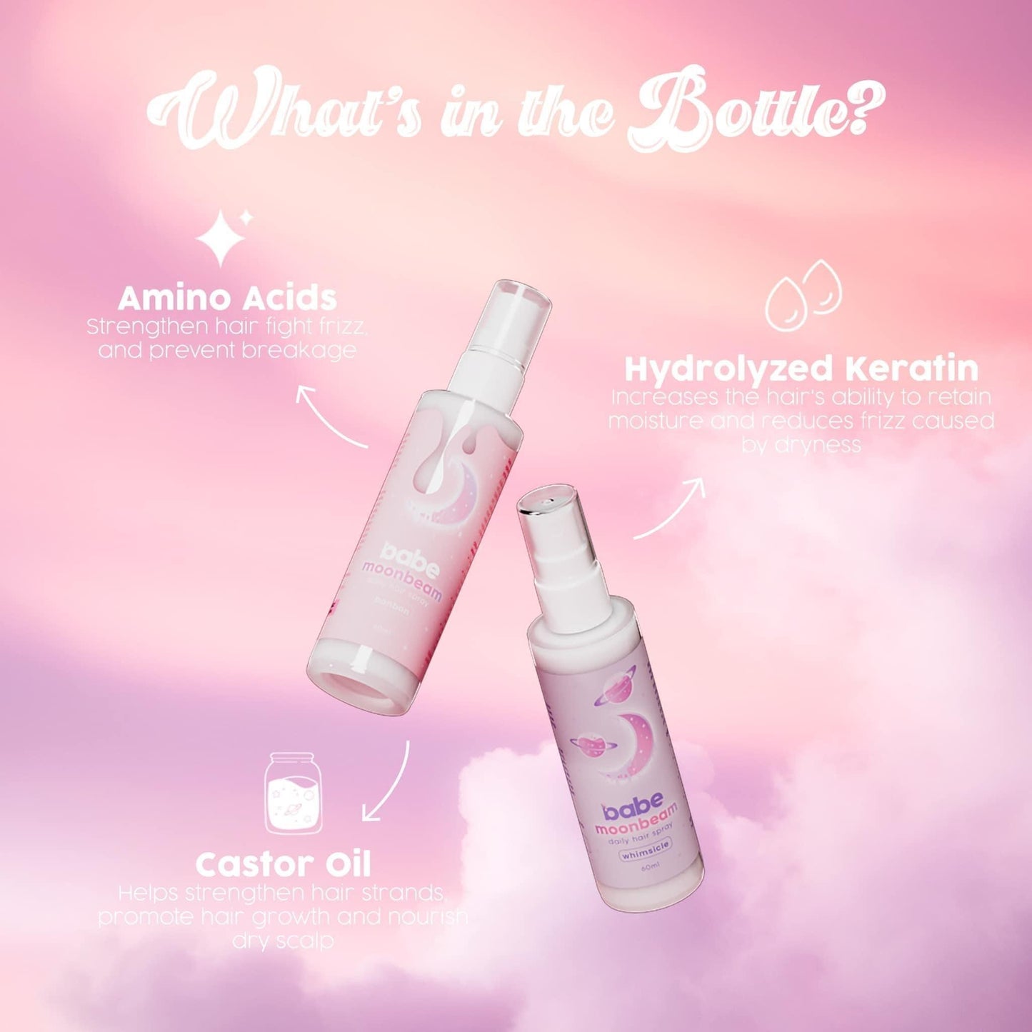 Babe Formula Moonbeam Whimsicle Daily Hair Spray 60ml - Astrid & Rose