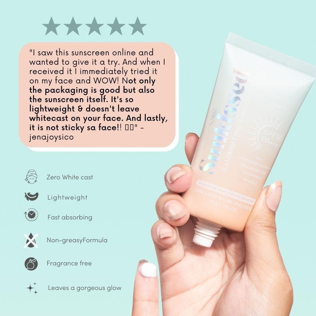 Barefaced Sunkissed Illuminating Sunscreen SPF 30 PA+++ - Astrid & Rose