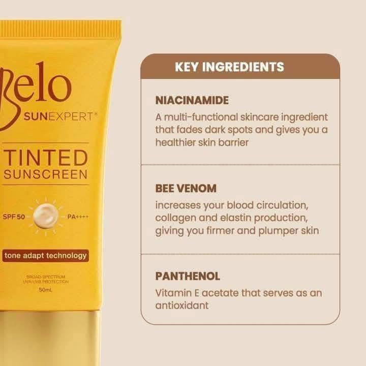 Belo SunExpert Tinted Sunscreen SPF50 PA++++ 50mL - Astrid & Rose
