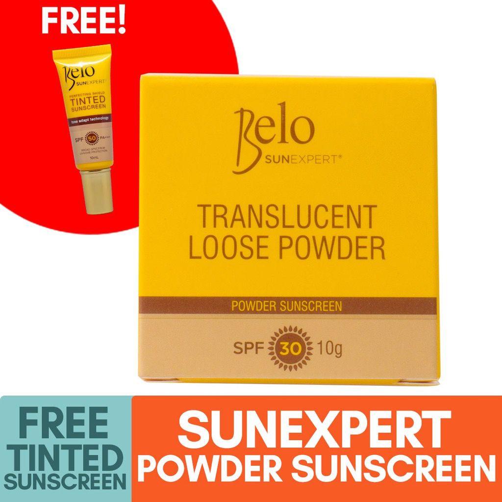 Belo SunExpert Translucent Loose Powder 10g + FREE Tinted Sunscreen 10mL - Astrid & Rose