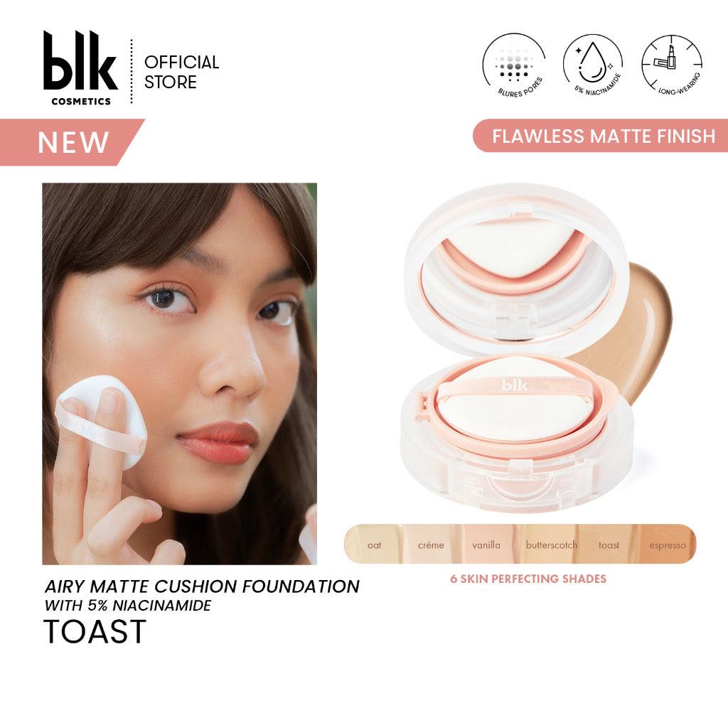 blk cosmetics Airy Matte Cushion Foundation SPF15 5% Niacinamide - Astrid & Rose