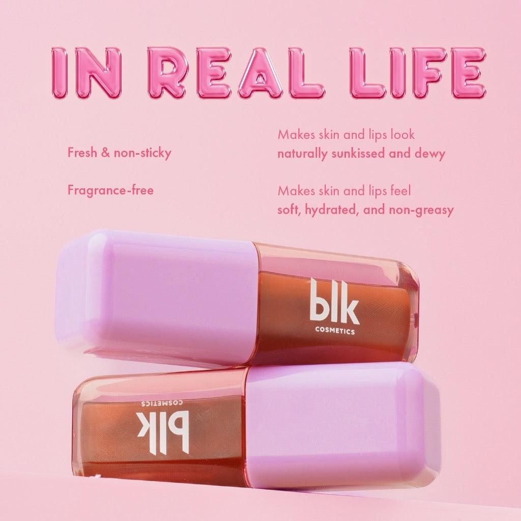 blk cosmetics Fresh Color Adapting Lip and Cheek Oil with Shimmer - Astrid & Rose