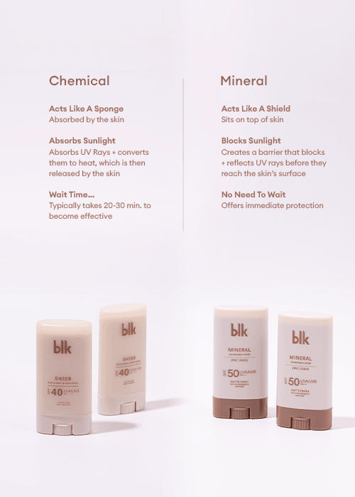 blk cosmetics universal mineral sunscreen primer stick 15g - Astrid & Rose