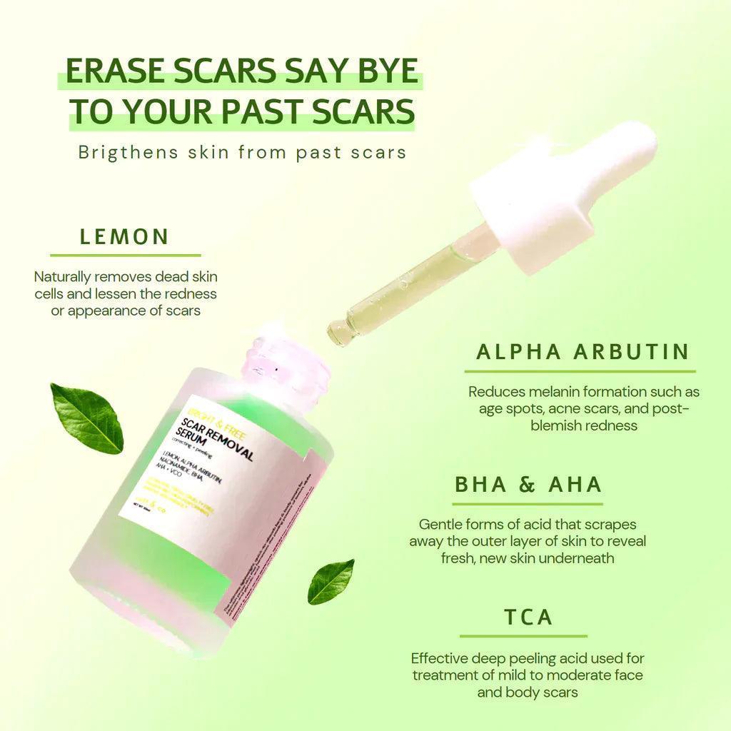 Catt & Co Bright & Free Scar Removal Serum 30ml - Astrid & Rose