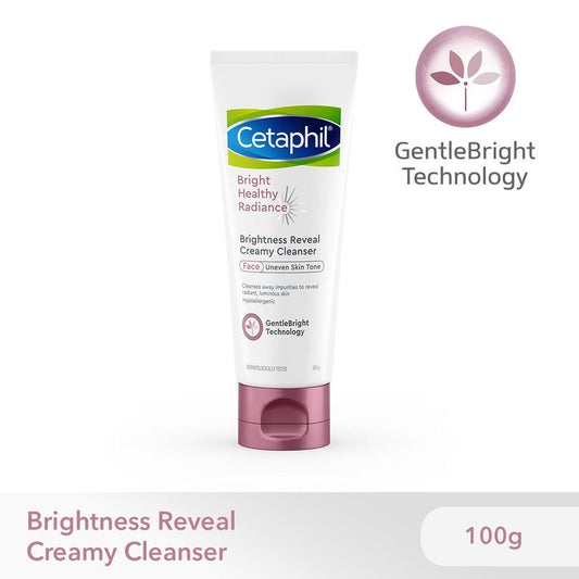Cetaphil Brightness Reveal Creamy Cleanser 100g (PREORDER) - Astrid & Rose