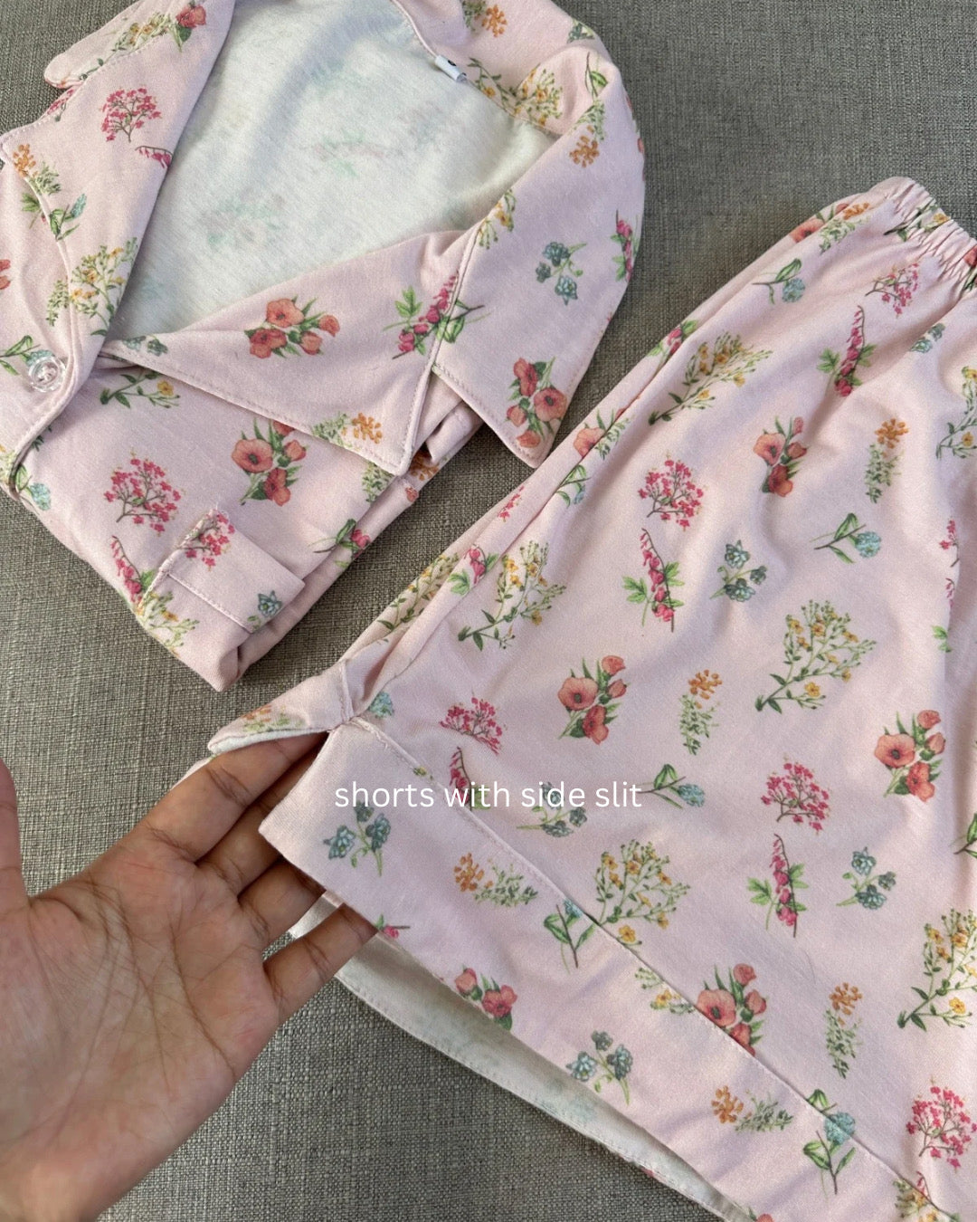 Cotton Pajama Shorts Set by Astrid & Rose
