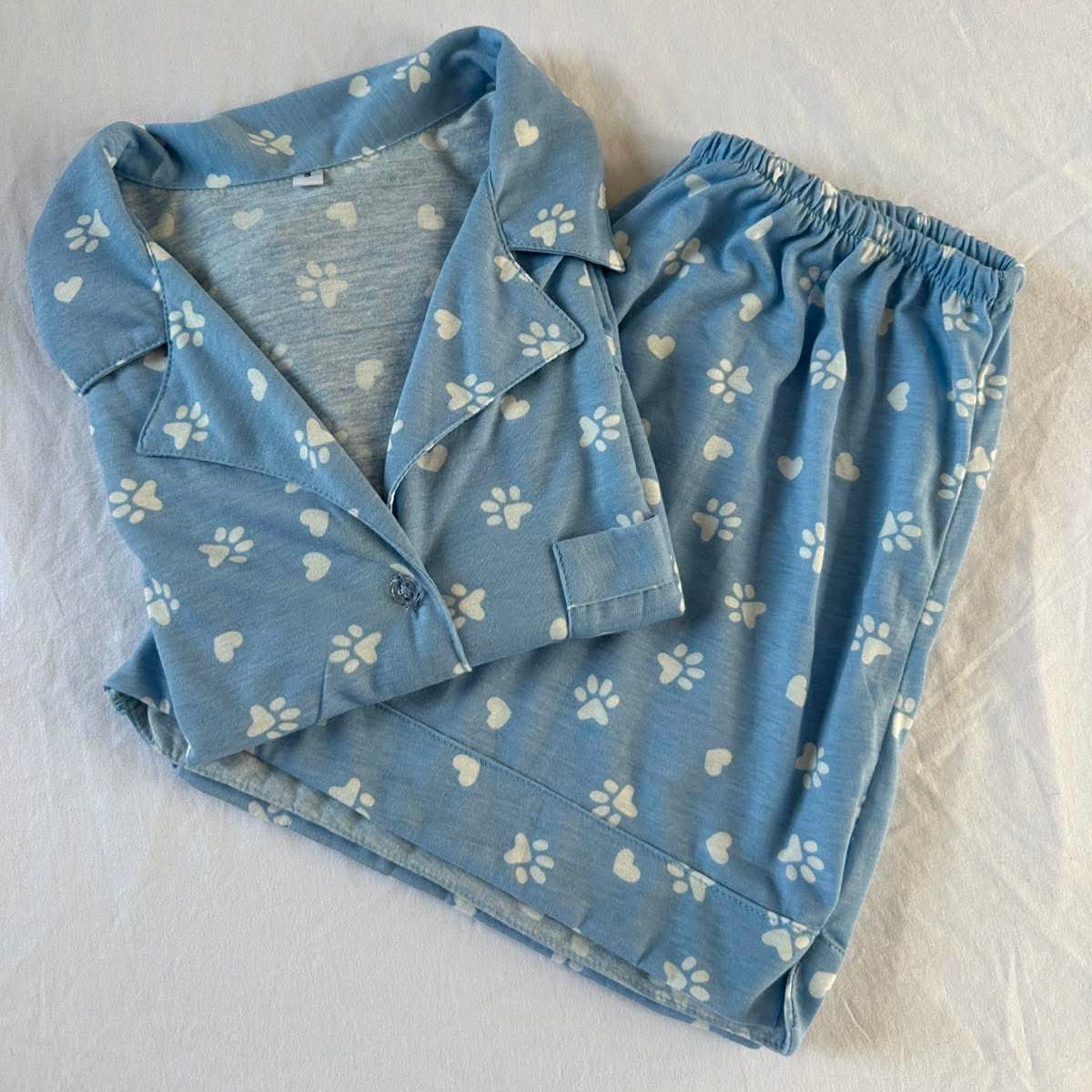Cotton Pajama Shorts Set by Astrid & Rose