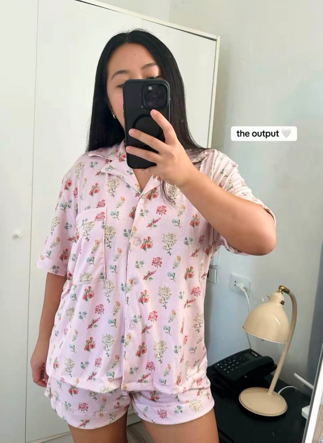 Cotton Pajama Shorts Set by Astrid & Rose