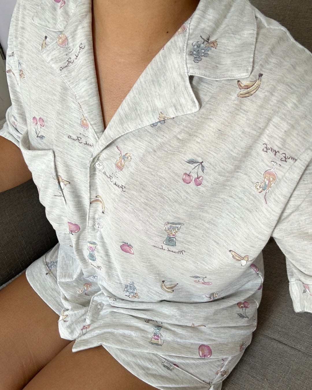 Cotton Pajama Shorts Set by Astrid & Rose