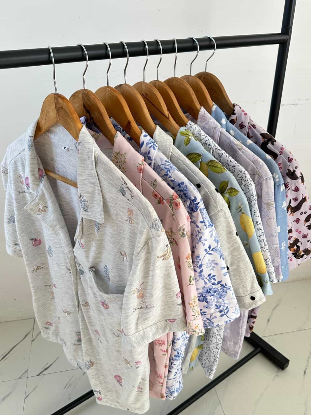Cotton Pajama Shorts Set by Astrid & Rose