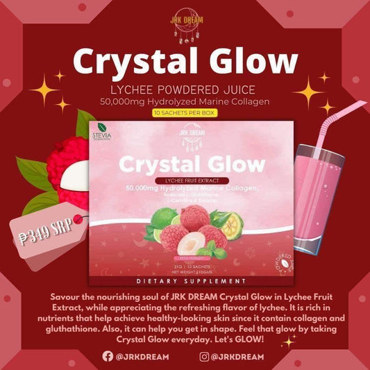Crystal Glow Lychee - Collagen Drink 10 sachets - Astrid & Rose