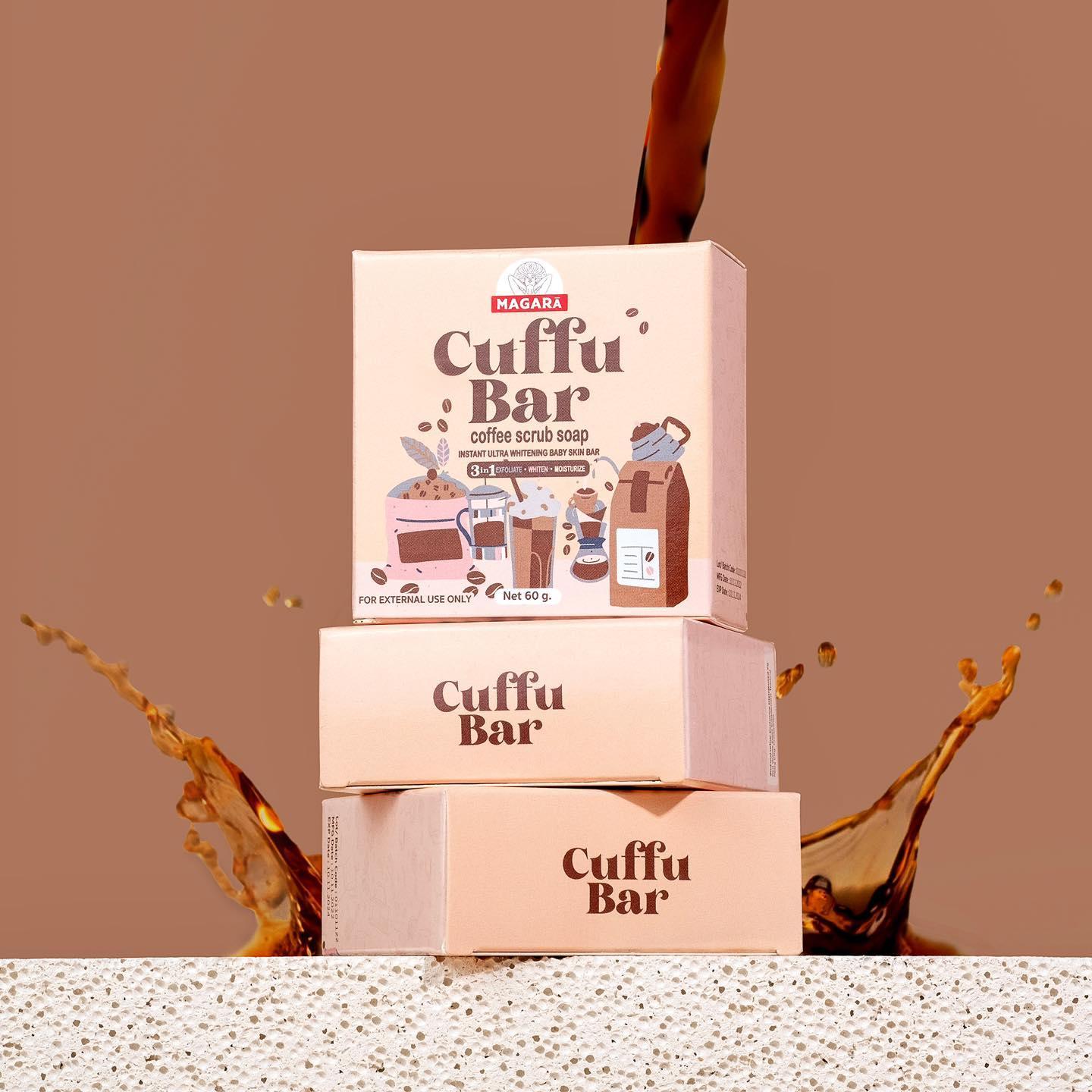 Cuffu Bar 3in1 Coffee Scrub Soap by Magarā Skin - Astrid & Rose