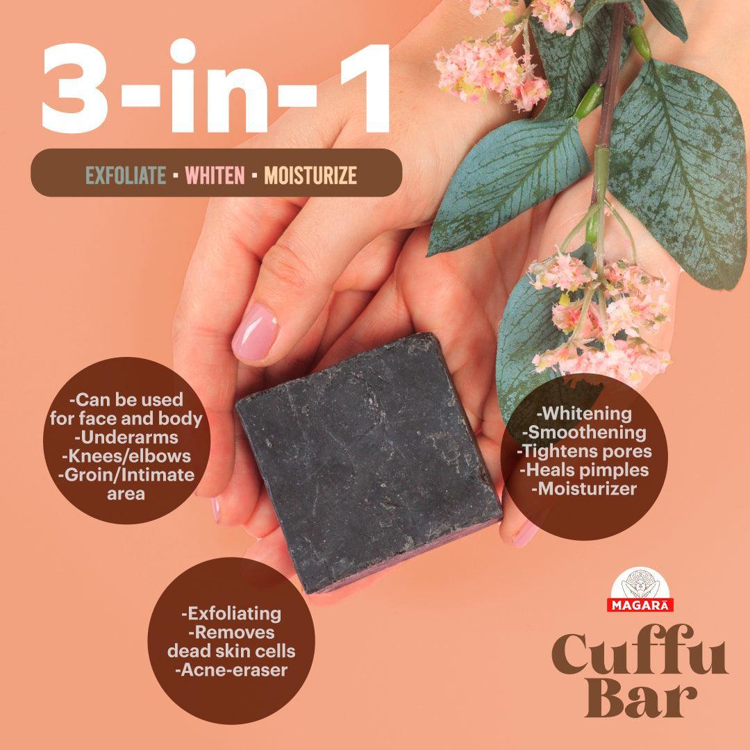 Cuffu Bar 3in1 Coffee Scrub Soap by Magarā Skin - Astrid & Rose