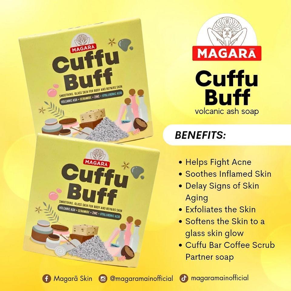 Cuffu Buff Volcanic Ash Soap by Magarā Skin - Astrid & Rose