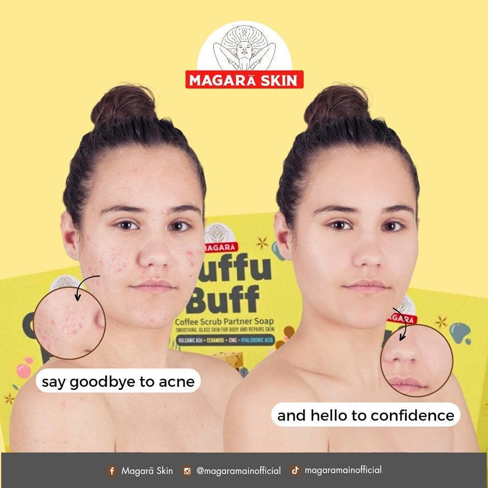 Cuffu Buff Volcanic Ash Soap by Magarā Skin - Astrid & Rose
