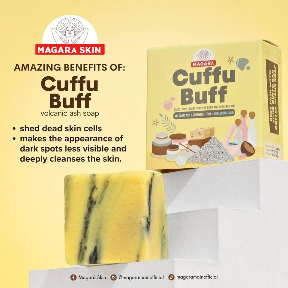 Cuffu Buff Volcanic Ash Soap by Magarā Skin - Astrid & Rose