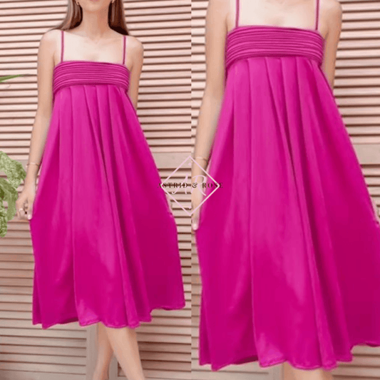 Dress - Ava in Pink - Astrid & Rose