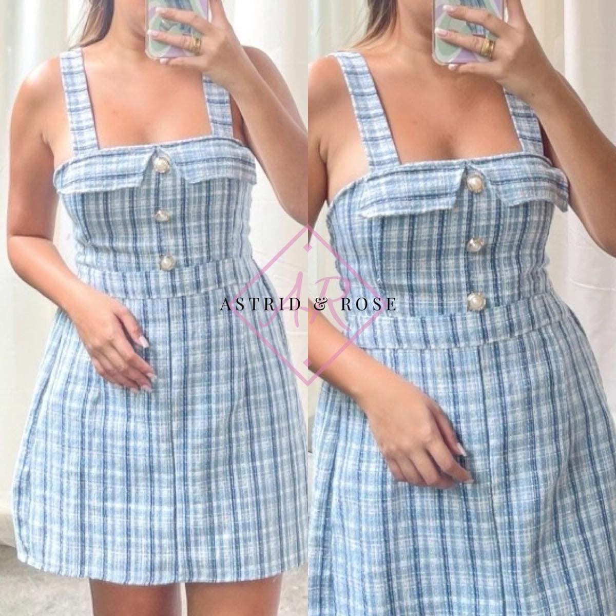 Dress - Brittany in Blue (PREORDER) - Astrid & Rose