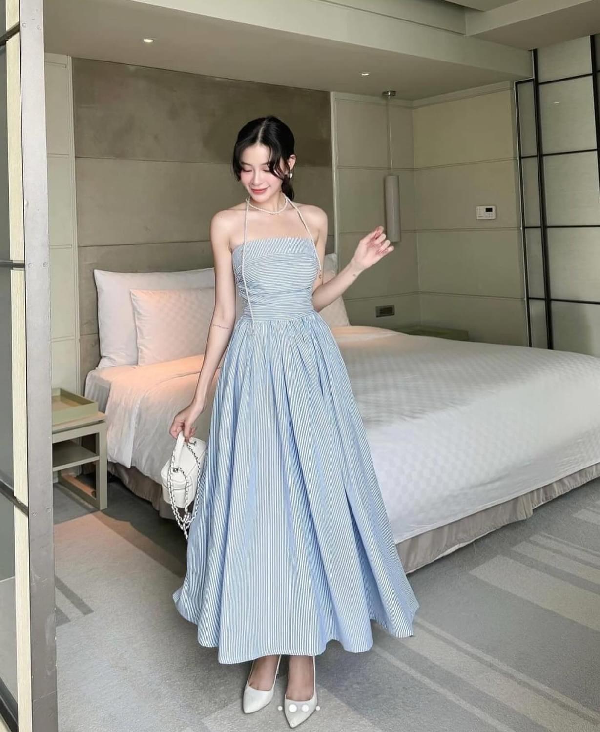 Dress - Cindy in Blue - Astrid & Rose