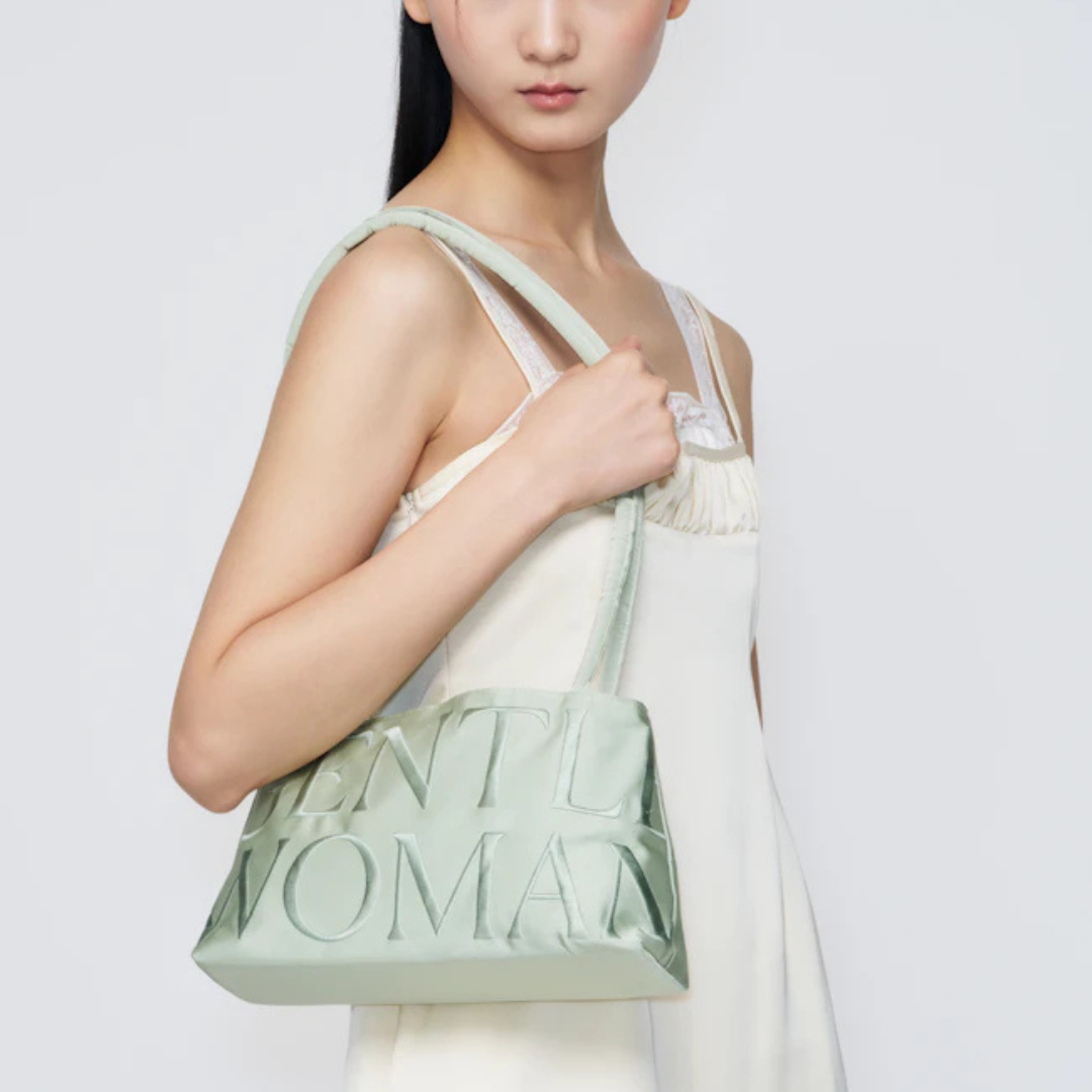 Gentlewoman Ballerina Bag in Sage Sash - Astrid & Rose