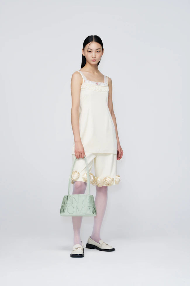 Gentlewoman Ballerina Bag in Sage Sash - Astrid & Rose