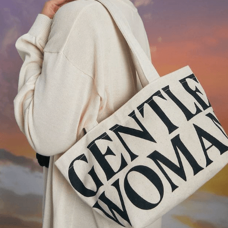 Gentlewoman Canvas Shoulder Bag - Astrid & Rose