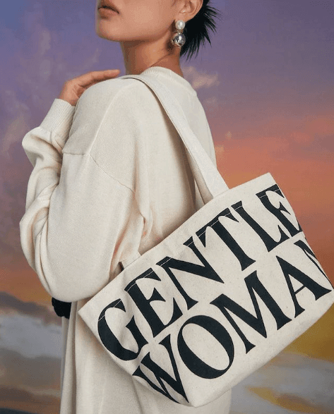 Gentlewoman Canvas Shoulder Bag - Astrid & Rose