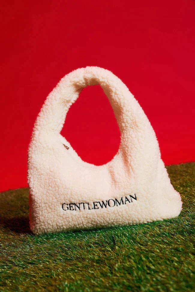 Gentlewoman Cushy Shoulder Bag in White - Astrid & Rose