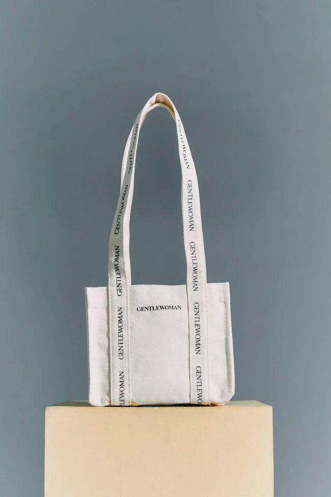 GENTLEWOMAN  ミニトートバッグ ロゴ GENTLEWOMAN ミニトートバッグ ロゴ Gentlewoman Logo On Double