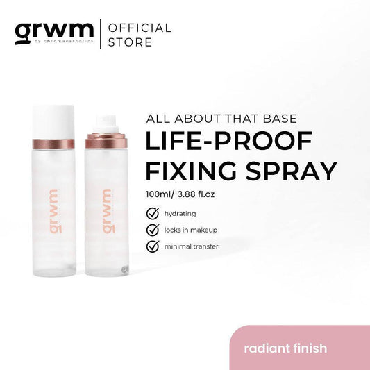 GRWM Cosmetics Life Proof Fixing Spray - Radiant Finish 100ml - Astrid & Rose