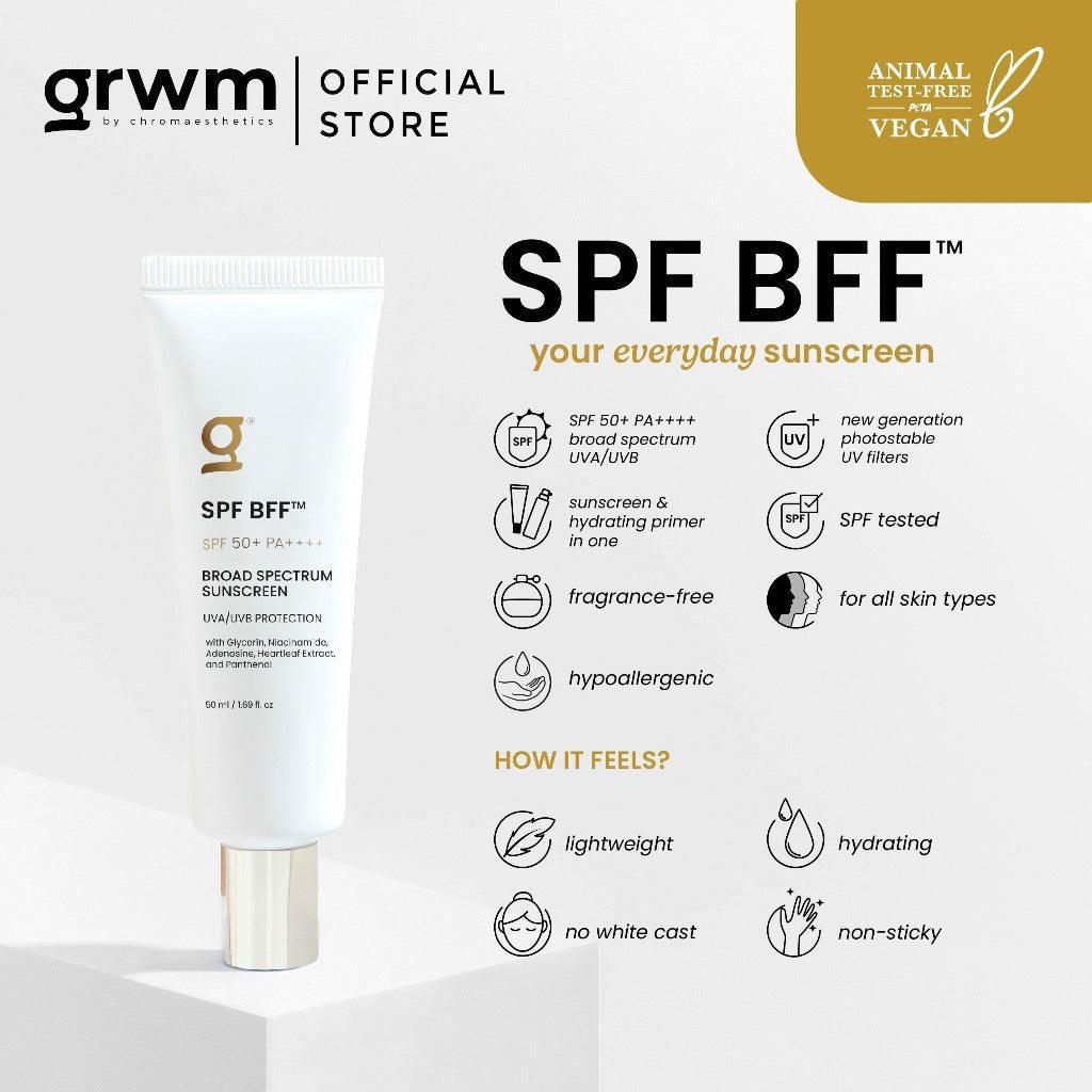 GRWM Cosmetics SPF BFF 50+ PA++++ Sunscreen - Astrid & Rose