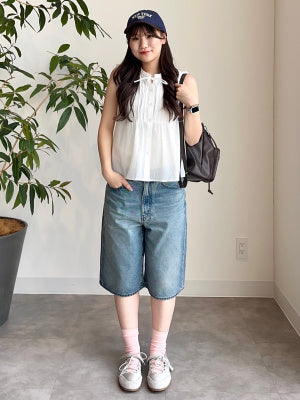 GU Lace Up Ballet Sneakers in Gray