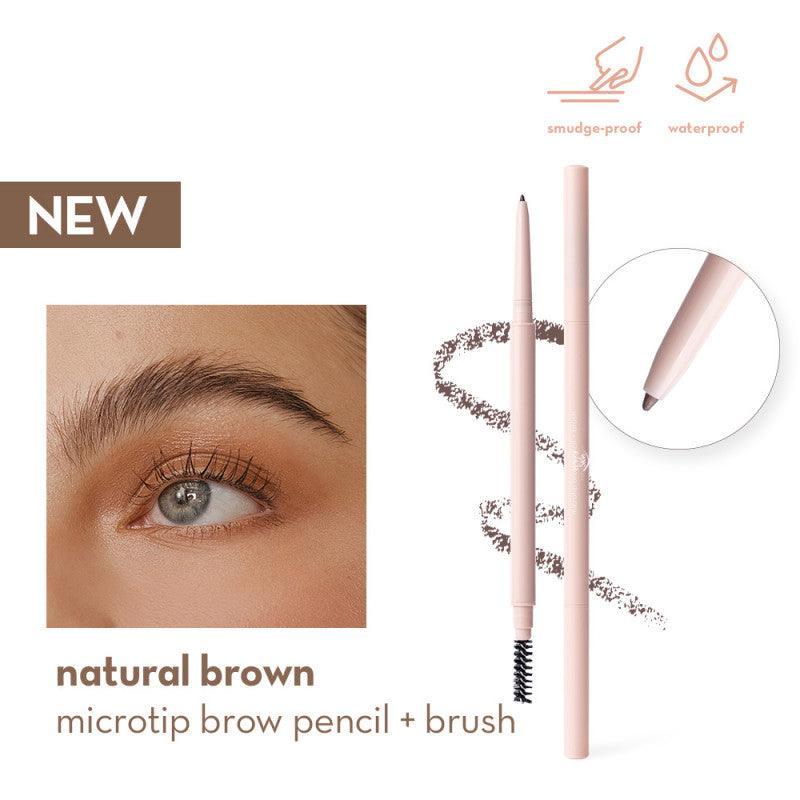 Happy Skin Holy Grail Microtip Brow Pencil + Brush (PREORDER) - Astrid & Rose