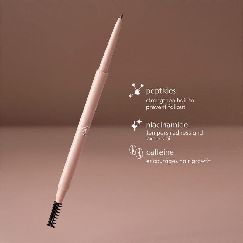 Happy Skin Holy Grail Microtip Brow Pencil + Brush (PREORDER) - Astrid & Rose