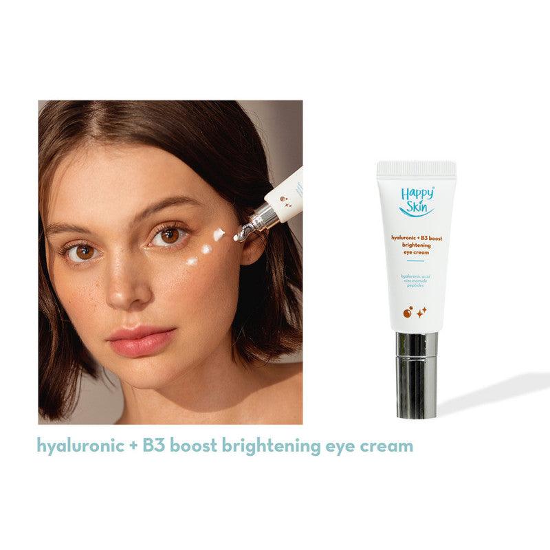 Happy Skin Hyaluronic + B3 Boost Brightening Eye Cream (PREORDER) - Astrid & Rose