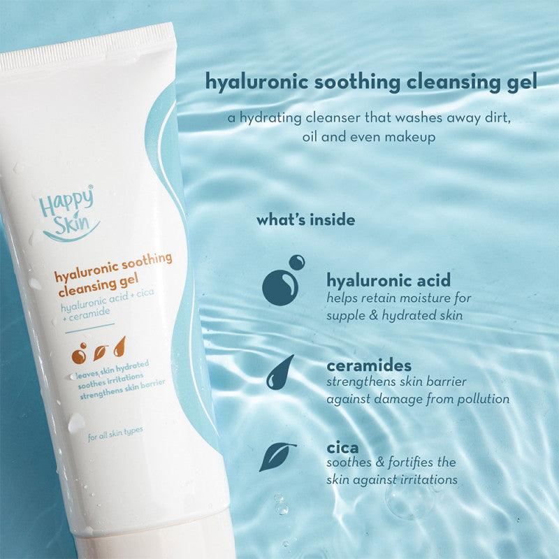 Happy Skin Hyaluronic Soothing Cleansing Gel (PREORDER) - Astrid & Rose