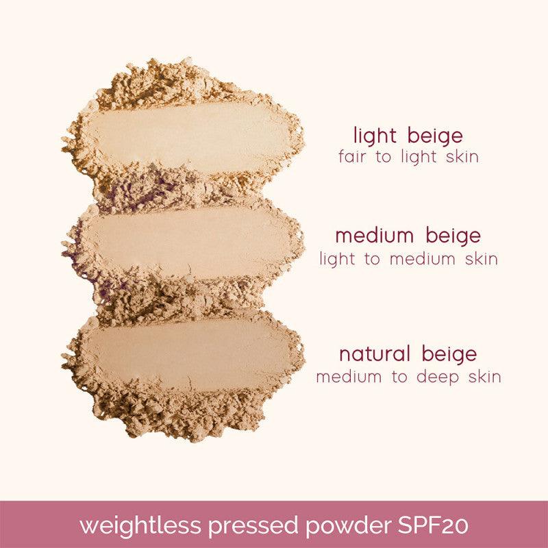 Happy Skin Stay Fresh Weightless Pressed Powder SPF20 in Medium Beige (PREORDER) - Astrid & Rose