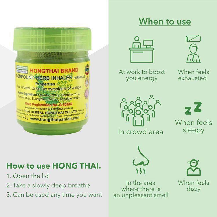 Hong Thai Herbal Inhaler - Astrid & Rose