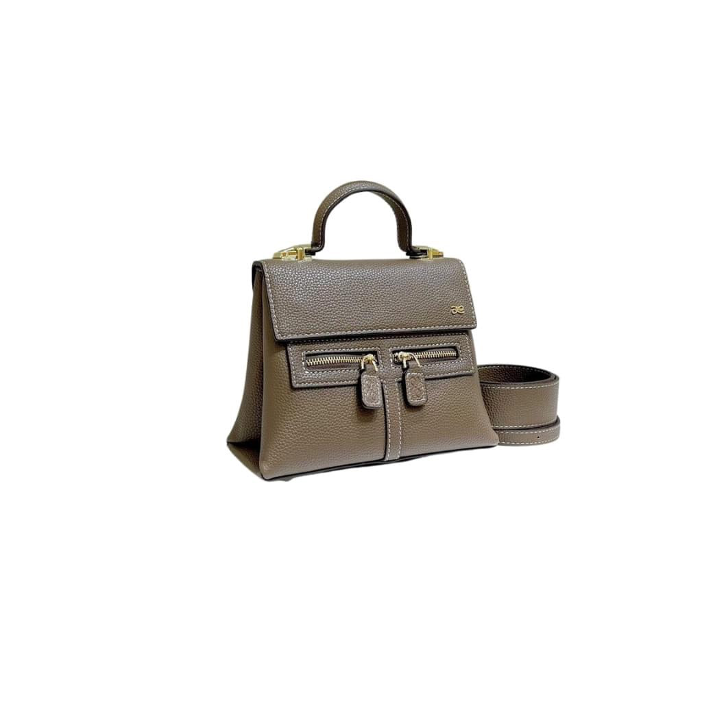 House of Little Bunny Mini Clara PU in Tan Taupe - Astrid & Rose