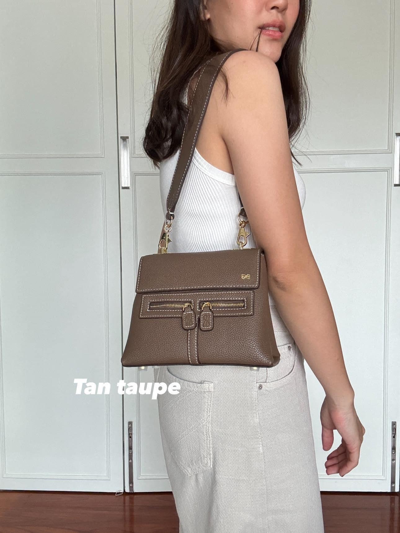 House of Little Bunny Mini Clara PU in Tan Taupe - Astrid & Rose