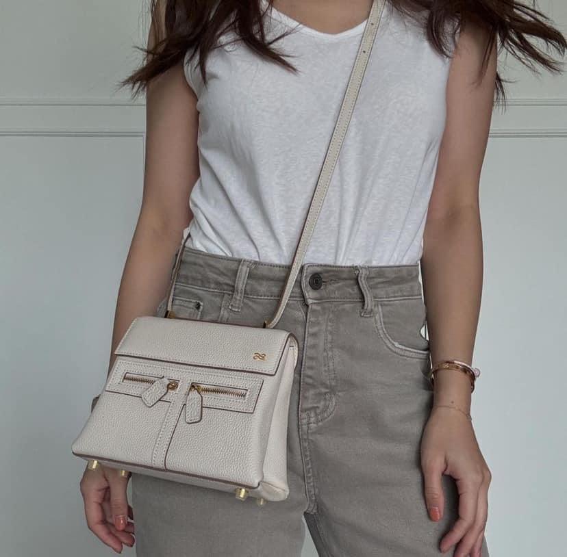 House of Little Bunny Mini Clara PU in Vanilla - Astrid & Rose