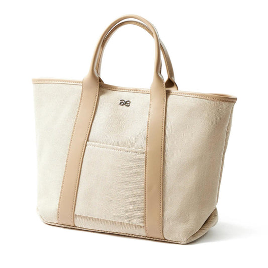 House of Little Bunny Shopping Tote Bag in Beige - Astrid & Rose