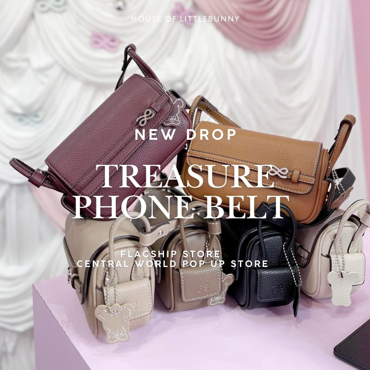 House of Little Bunny Treasure Belt Phone - Astrid & Rose