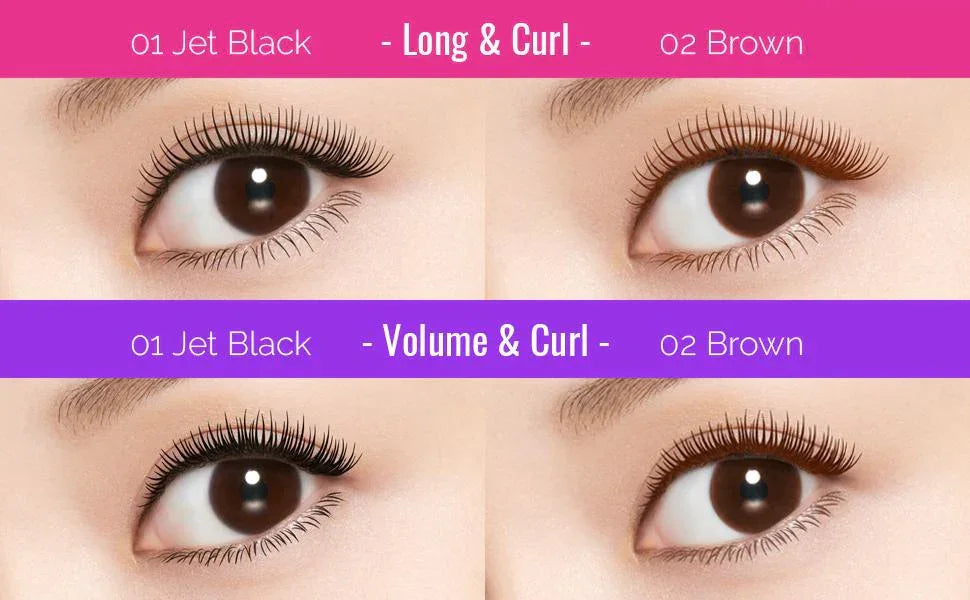 Kiss Me Heroine Make Volume & Curl Mascara Advanced Film - Brown