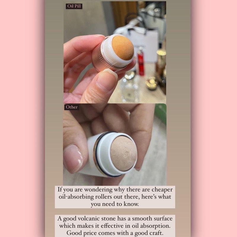 Le Rose PH Oil Pill - oil-absorbing volcanic stone roller - Astrid & Rose