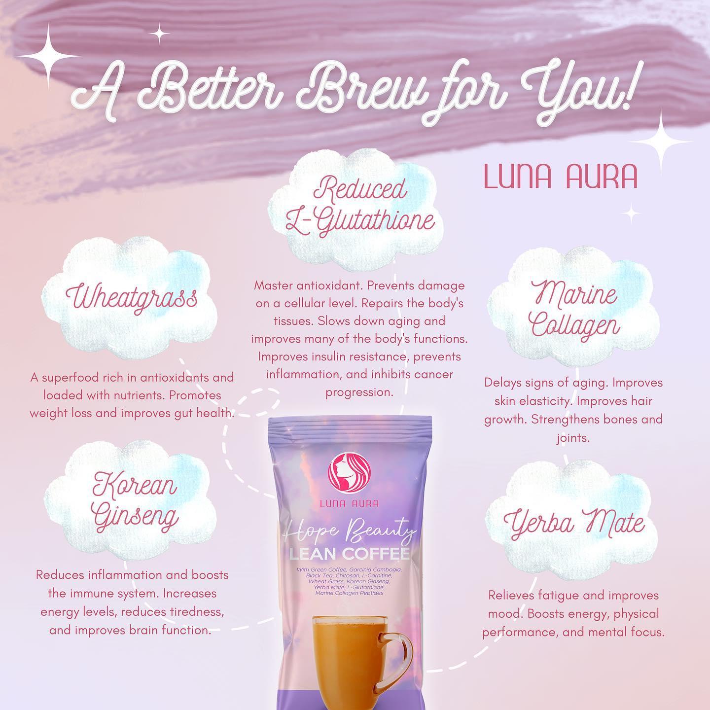Luna Aura Hope Beauty Lean Coffee (PREORDER) - Astrid & Rose