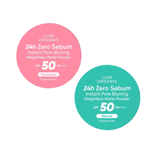 Luxe Organix 24H Zero Sebum Instant Pore Blurring Weightless Matte Powder SPF 50 PA++++ - Astrid & Rose