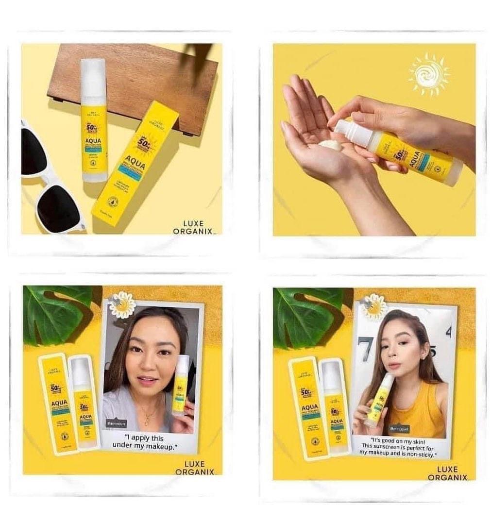 Luxe Organix Aqua Daily Sunscreen SPF50+ - Astrid & Rose